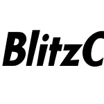 BlitzCondensedW03-BoldIt