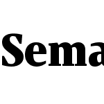 Semana Serif