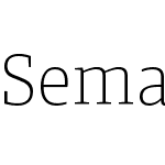 Semana Serif