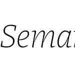 Semana Serif