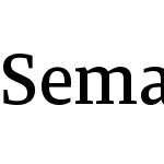 Semana Serif