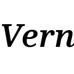 Vernacular Clarendon