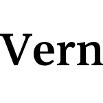 Vernacular Serif