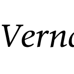 Vernacular Serif