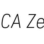 CA Zentrum Condensed