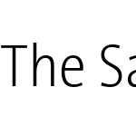 The Sans SCd