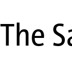 The Sans SCd