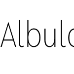 Albula Condensed Pro