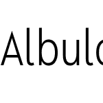 Albula Condensed Pro