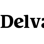 Delvard Serif Subhead