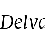 Delvard Serif Subhead