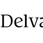 Delvard Serif Subhead