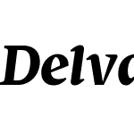 Delvard Serif Subhead