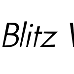 BlitzW03-LightItalic