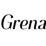 GrenaleW01-CondMediumItalic