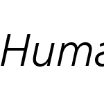 Humanist 777 BT