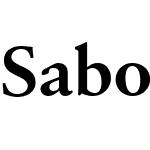 SabonETW03-Bold
