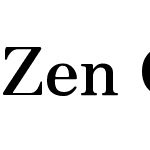 Zen Old Mincho