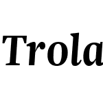 TrolaW03-SemiboldItalic