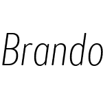 Brandon Text Condensed