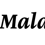 MalabarETW08-BoldItalic