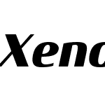 XenoisSemiW04-HeavyItalic