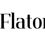 Flatory Serif