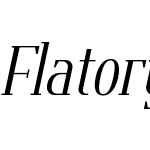 Flatory Serif