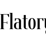 Flatory Serif