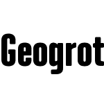 GeogrotesqueXCompW03-Bold