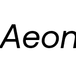 Aeonik Pro