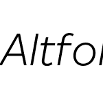 Altform