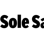 Sole Sans ExtraCondensed