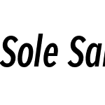 Sole Sans ExtraCondensed