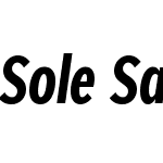 Sole Sans ExtraCondensed