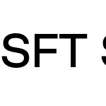 SFT Schrifted Sans