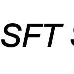 SFT Schrifted Sans