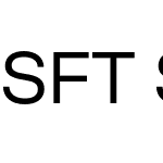 SFT Schrifted Sans