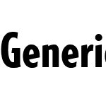 GenericaCondensedW04-Bold