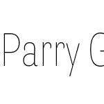 Parry Grotesque