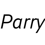 Parry Grotesque