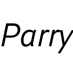 Parry Grotesque