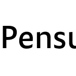 Pensum Sans