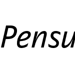Pensum Sans