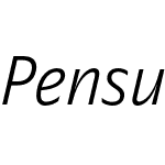 Pensum Sans