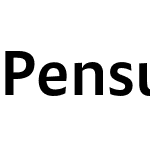 Pensum Sans