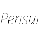 Pensum Sans