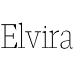 Elvira Serif