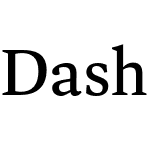 Dashiell Text