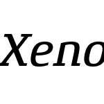 XenoisSlabW04-MediumItalic